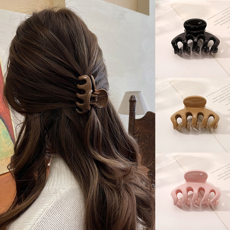 Hair Claw Clip Set - Mới Kẹo Màu Sắc Kẹp Tóc