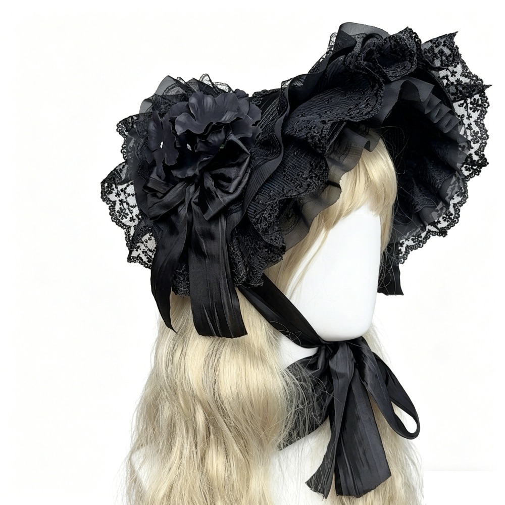 Gothic Lolita Straw Hat BNT Bl - đánh giá và giá Women'S Victorian Era Accessories