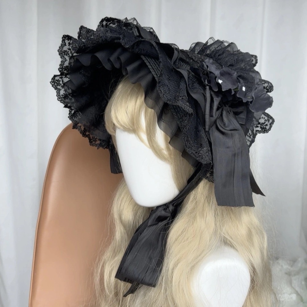 Gothic Lolita Straw Hat BNT Bl - đánh giá và giá Women'S Victorian Era Accessories