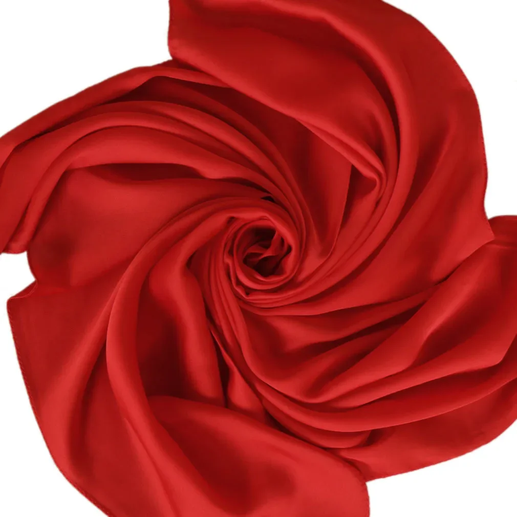 Satin Scarf Women 70cm Solid C - đánh giá và giá Women Accessories In Wholesale