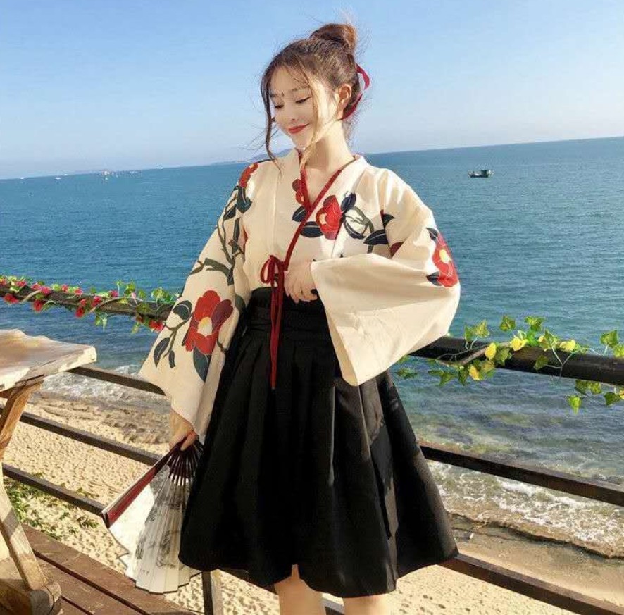 Kimono Sakura Girl Japanese St - đánh giá và giá Women'S Kimono Accessories