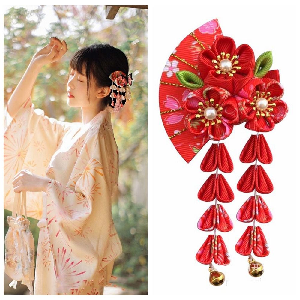Tassels Tassel Fan Hairpin Flo - đánh giá và giá Women'S Kimono Accessories