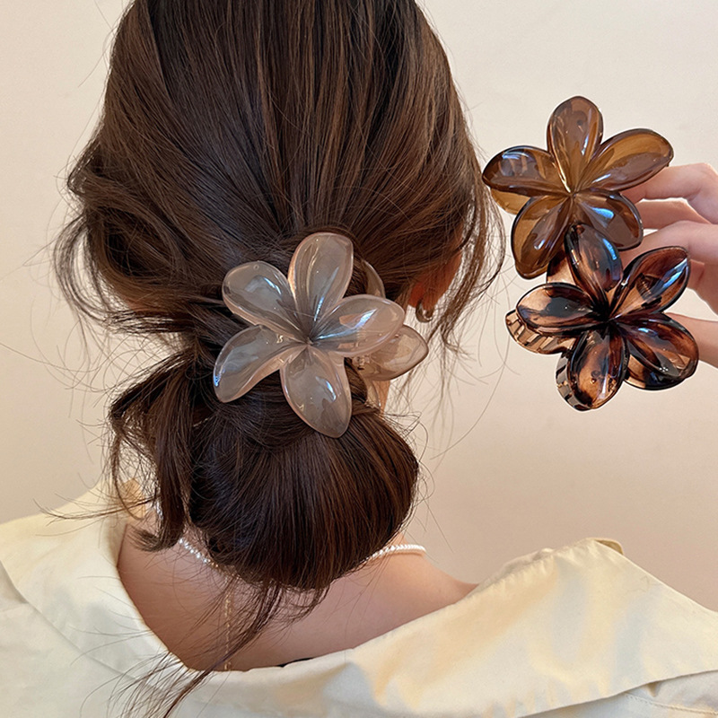 Women's Large-Size 8cm Brown B - đánh giá và giá Hair Claw Clip Set