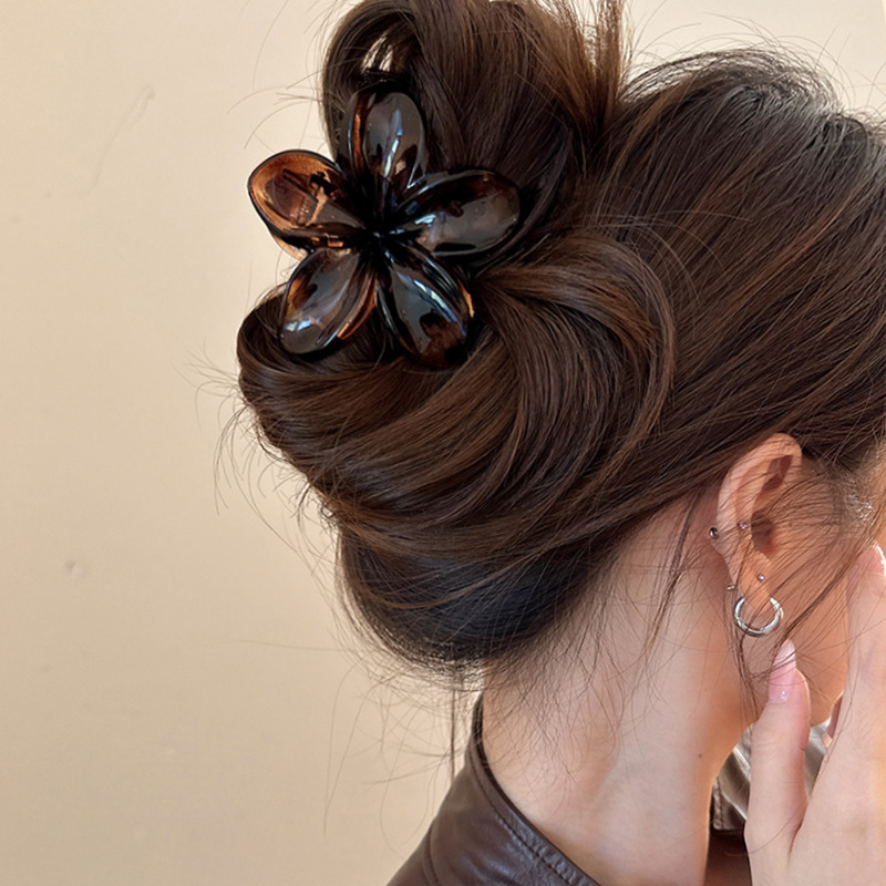 Women's Large-Size 8cm Brown B - đánh giá và giá Hair Claw Clip Set