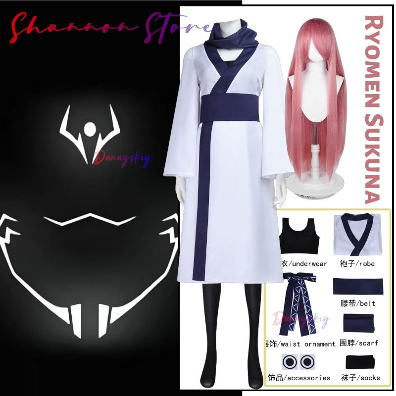 Ryomen Sukuna Cosplay 크리스마스 의상 - đánh giá và giá Women'S Kimono Accessories