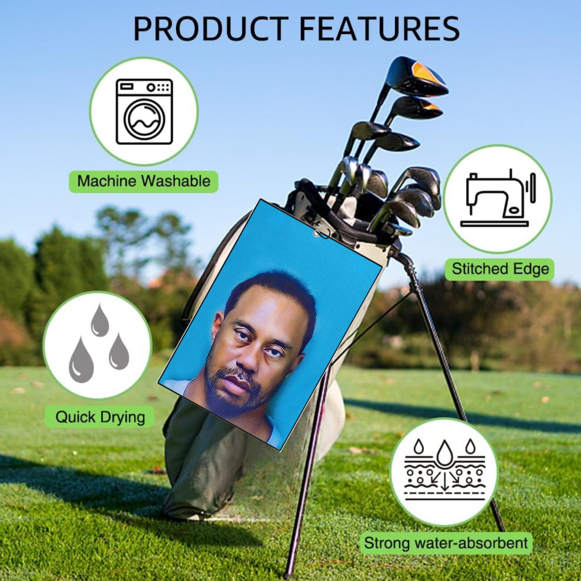 2 count Funny Microfiber Premi - đánh giá và giá Women'S Golf Accessories