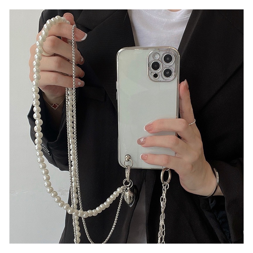 Long Pearl Phone Lanyard Handm - đánh giá và giá Women Accessories Picture