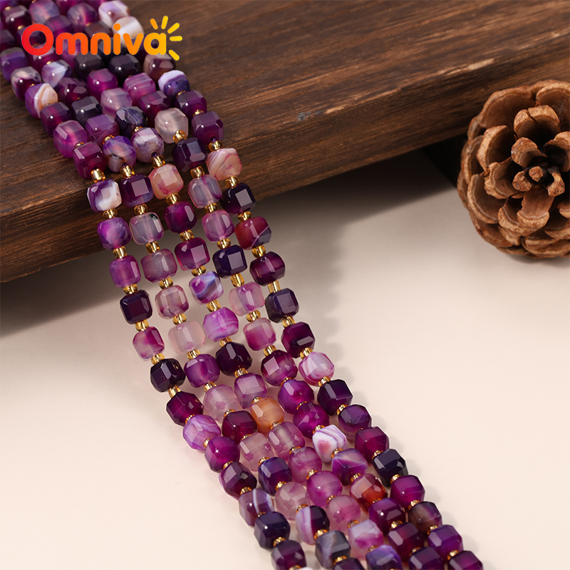 Purple line agate Stone Natura - đánh giá và giá Women Accessories In Wholesale