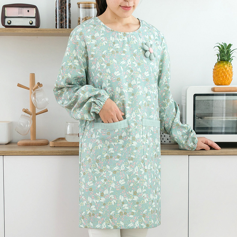 Women's Cotton Long Sleeved Ap - đánh giá và giá Women Kitchen Accessories