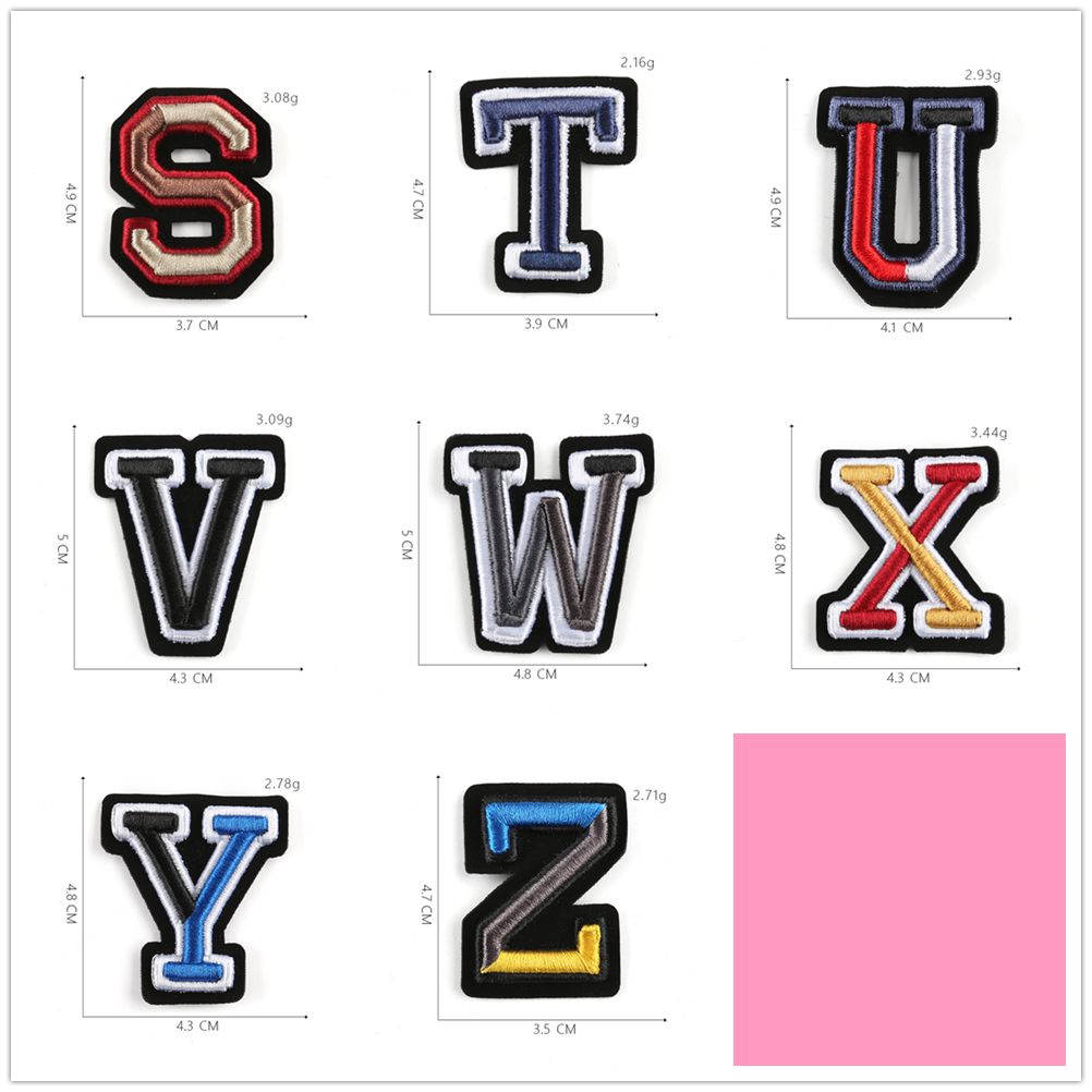 26Pcs A-Z Letters Patches Alph - đánh giá và giá Women'S Jeans Accessories