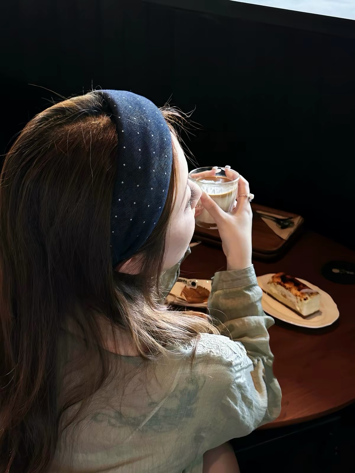 Vintage Navy Blue Cotton Dot P - đánh giá và giá Women'S Affordable Accessories