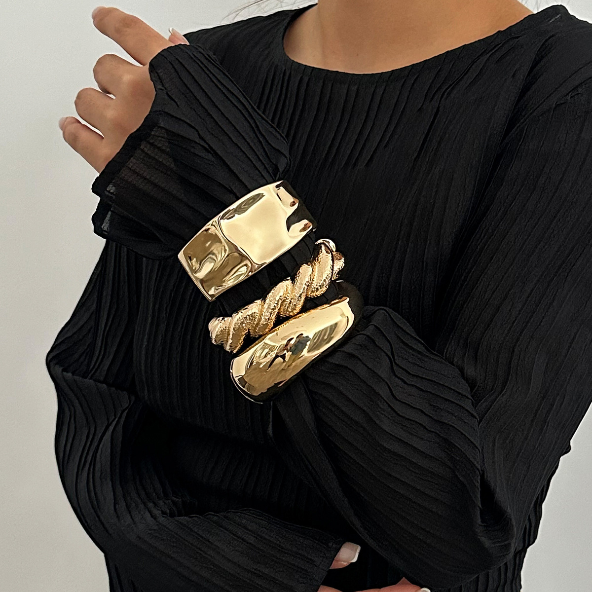 Vintage Gold Color Hip Hop Met - đánh giá và giá Women'S Emo Accessories