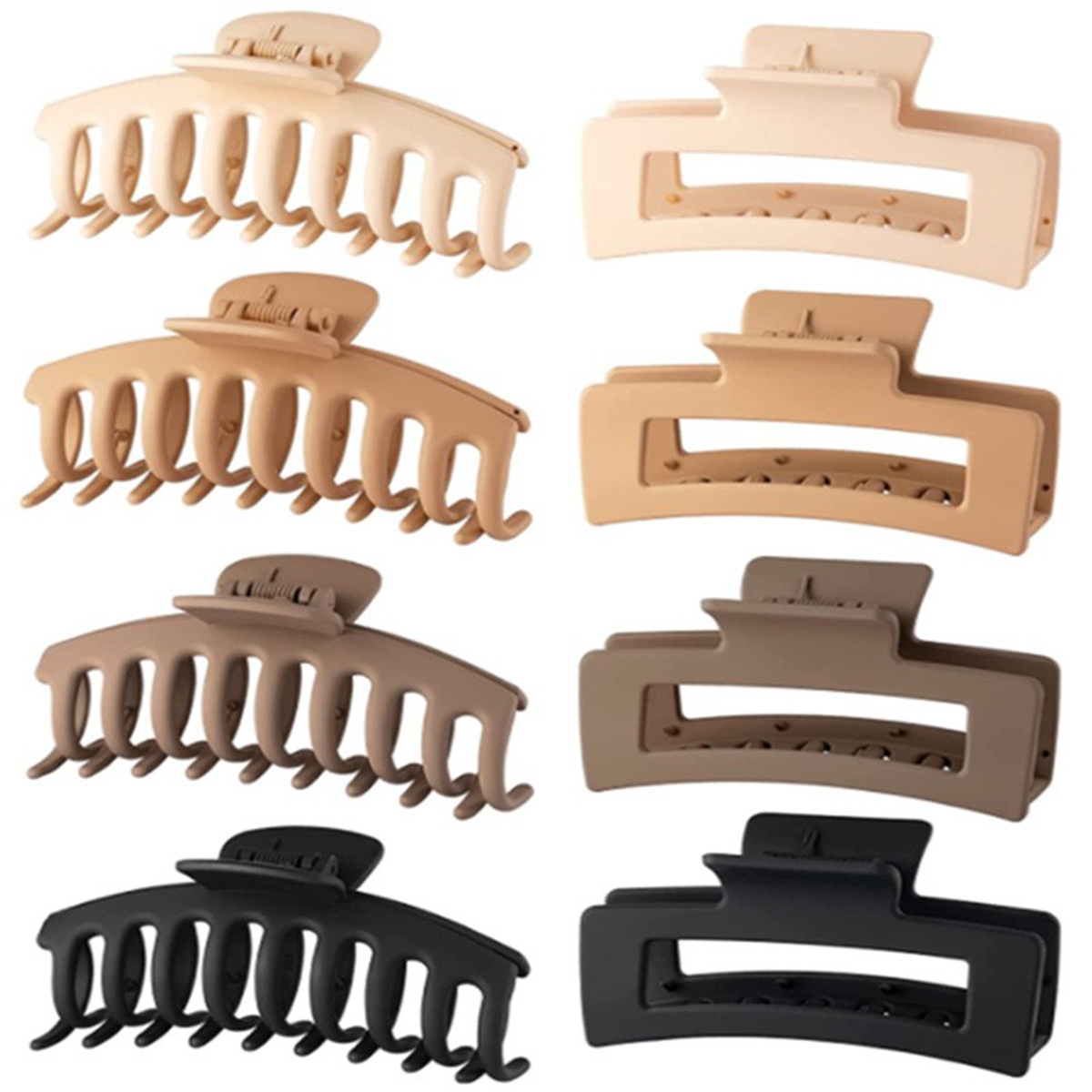 Black Hair Clips for Women - 8 - đánh giá và giá Hair Claw Clip Set