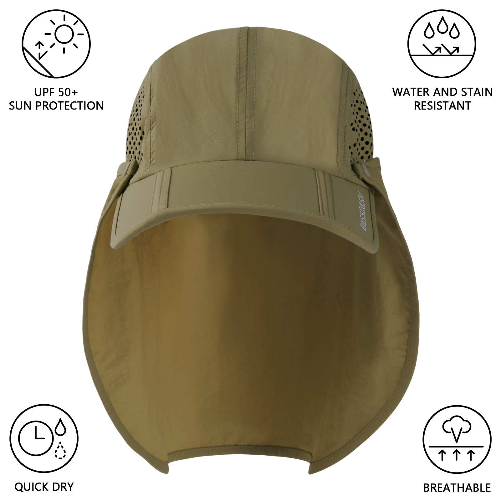 BASSDASH UPF 50+ Foldable Fish - đánh giá và giá Women'S Golf Accessories