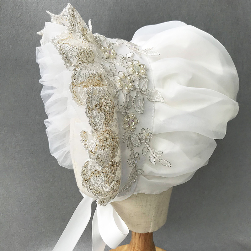 Victorian Bonnet Ruffles Villa - đánh giá và giá Women'S Victorian Era Accessories