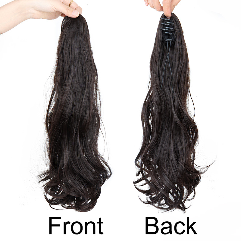 Synthetic Long Curly Ponytail  - đánh giá và giá Hair Claw Clip Set