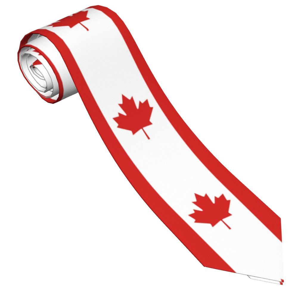 Flag Of Canada Necktie Unisex  - đánh giá và giá Women'S Accessories Canada