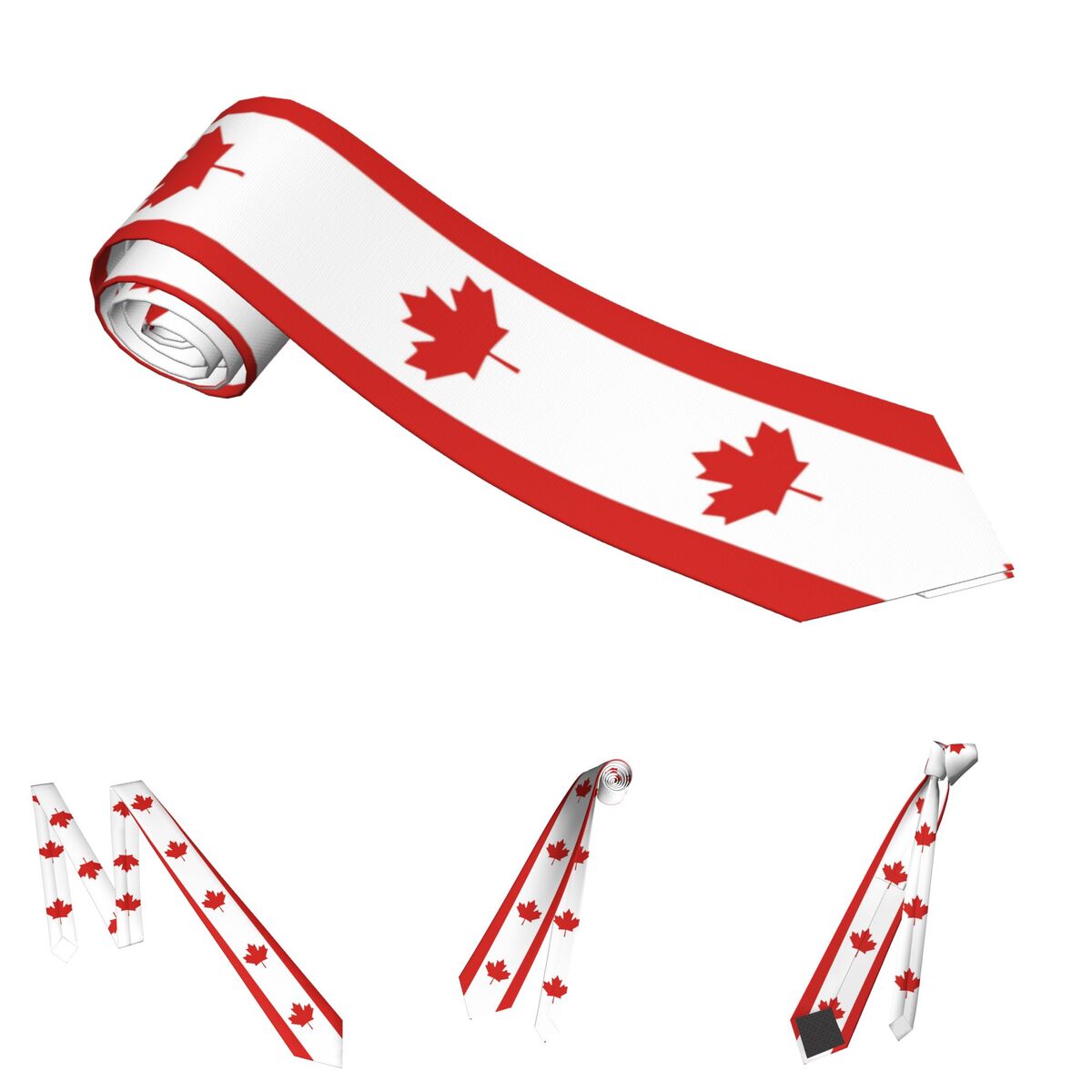 Flag Of Canada Necktie Unisex  - đánh giá và giá Women'S Accessories Canada