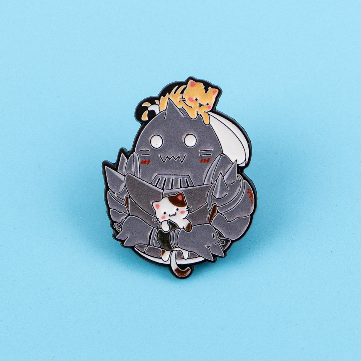 Cute Cat Enamel Pin Manga Anim - đánh giá và giá Women Accessories Picture
