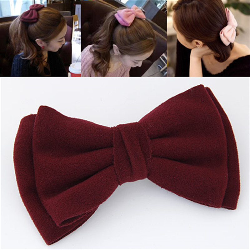 Hàn Quốc Màu Nơ Kẹp Tóc Hợp Ki - đánh giá và giá Women'S Accessories Flannels
