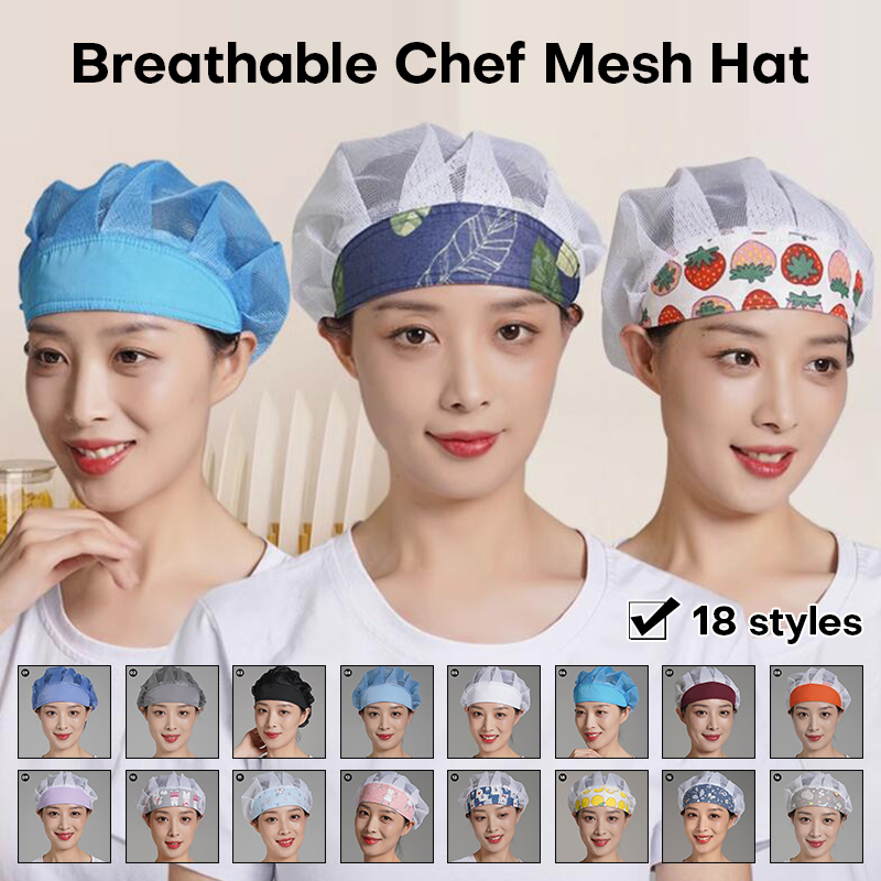 Men Women Chef Hat Dustproof C - đánh giá và giá Women Kitchen Accessories