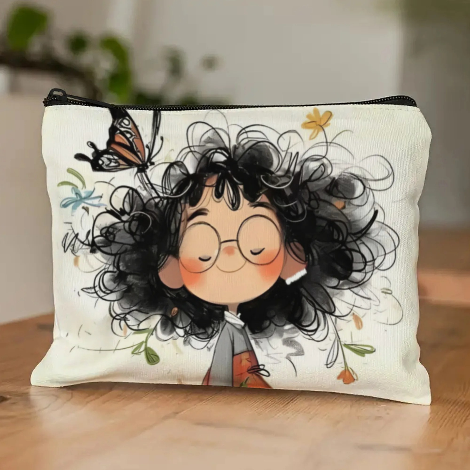 Cartoon Girl Makeup Bag Zipper - đánh giá và giá Women Accessories Organizer