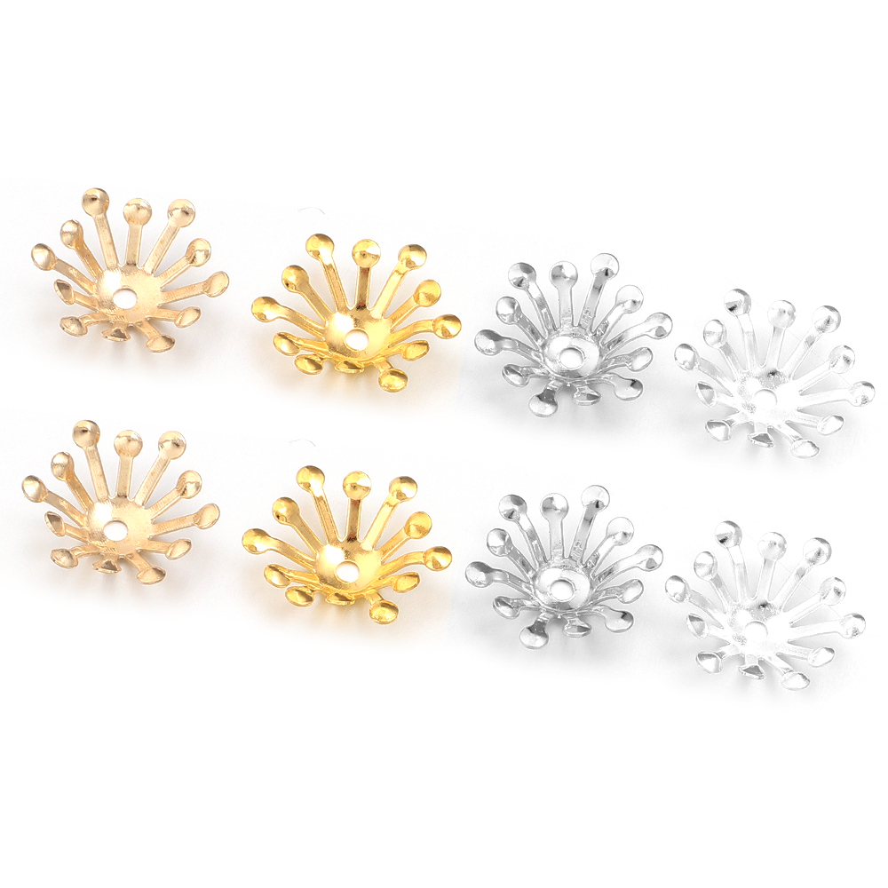 100Pcs Diameter 13MM Gold Colo - đánh giá và giá Women Accessories In Wholesale
