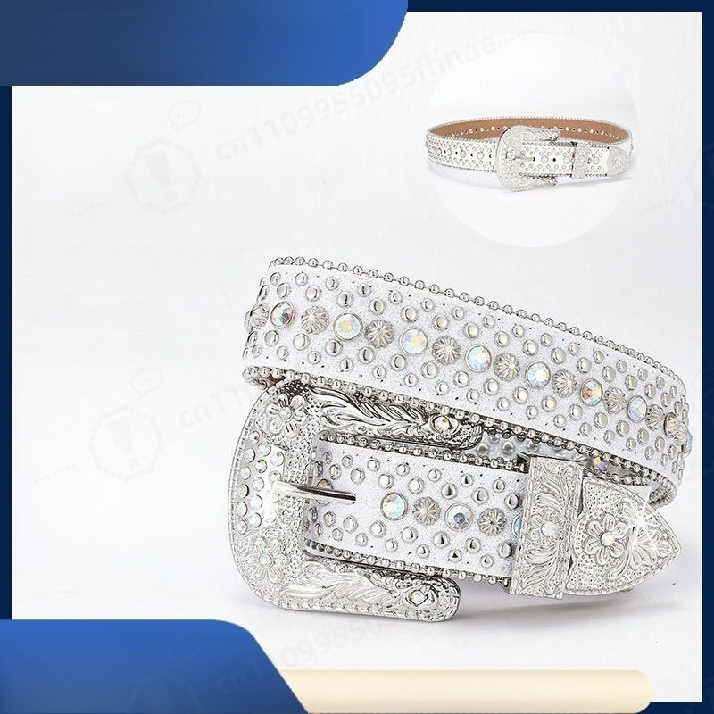 Y2K Style Rhinestone Belt For  - đánh giá và giá Women'S Jeans Accessories