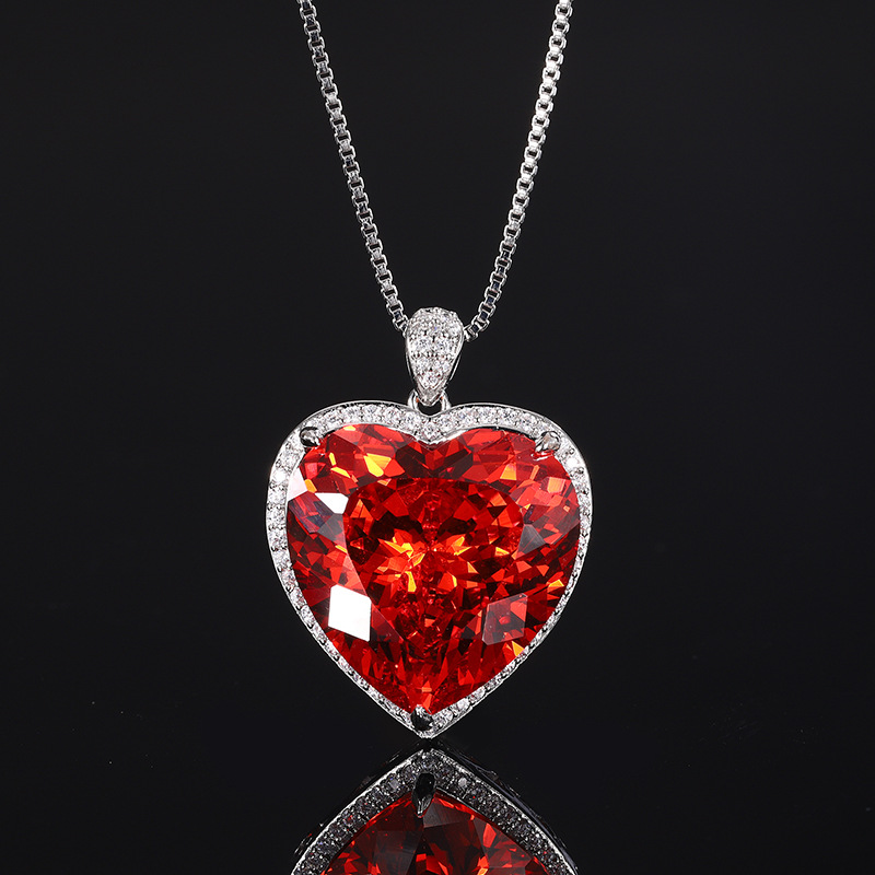 Shiny Cut Heart Pendant Neckla - đánh giá và giá Women Accessories In Wholesale