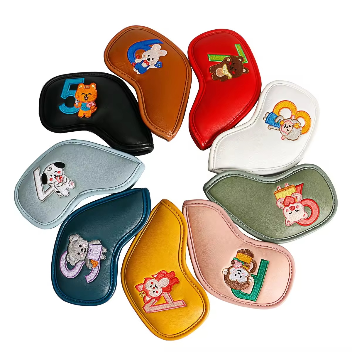 9Pcs Cute Cartoon Animal Golf  - đánh giá và giá Women'S Golf Accessories