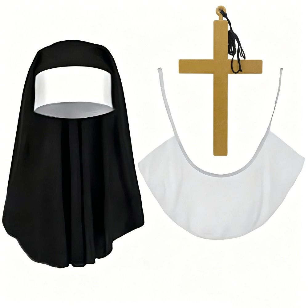 1/3Pcs Creative Nun Costume Se - đánh giá và giá Women'S Victorian Era Accessories