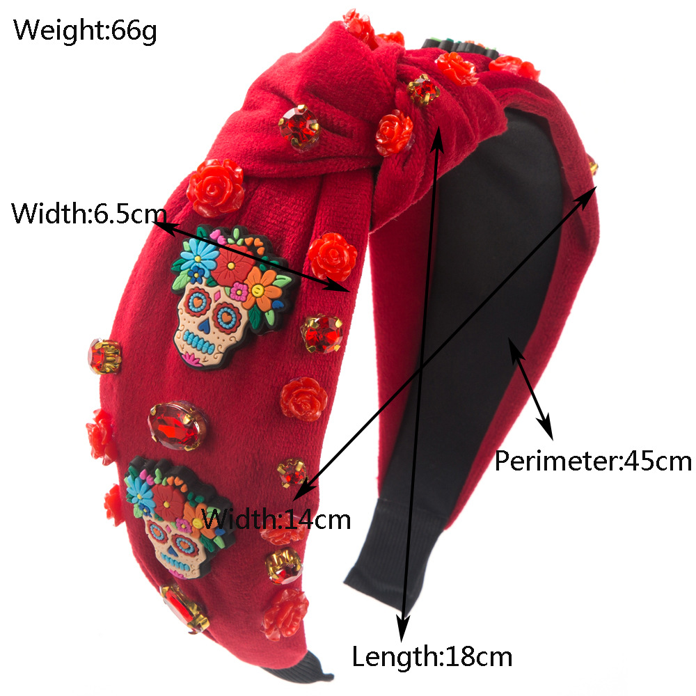 New Halloween headband flannel - đánh giá và giá Women'S Accessories Flannels