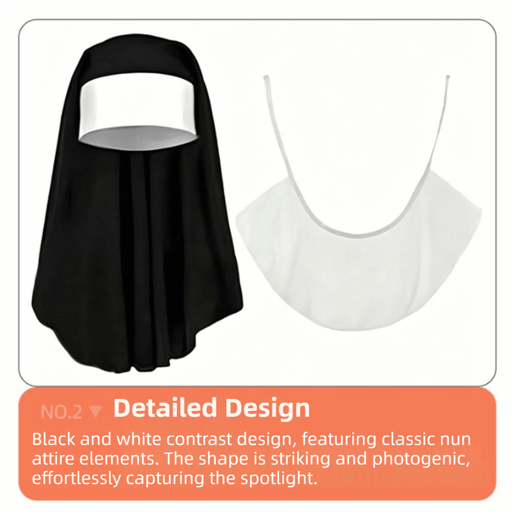 1/3Pcs Creative Nun Costume Se - đánh giá và giá Women'S Victorian Era Accessories