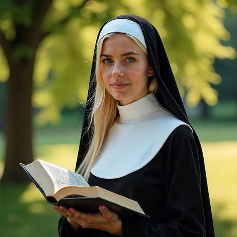1/3Pcs Creative Nun Costume Se - đánh giá và giá Women'S Victorian Era Accessories