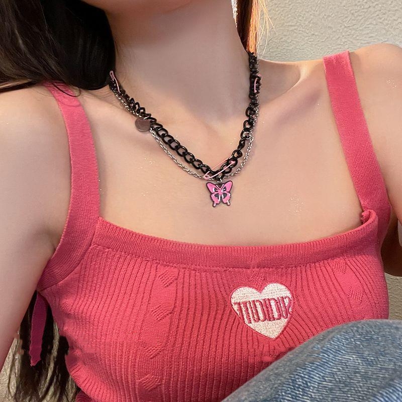 Vintage Y2k Pink Pin Bead Chok - đánh giá và giá Women'S Emo Accessories
