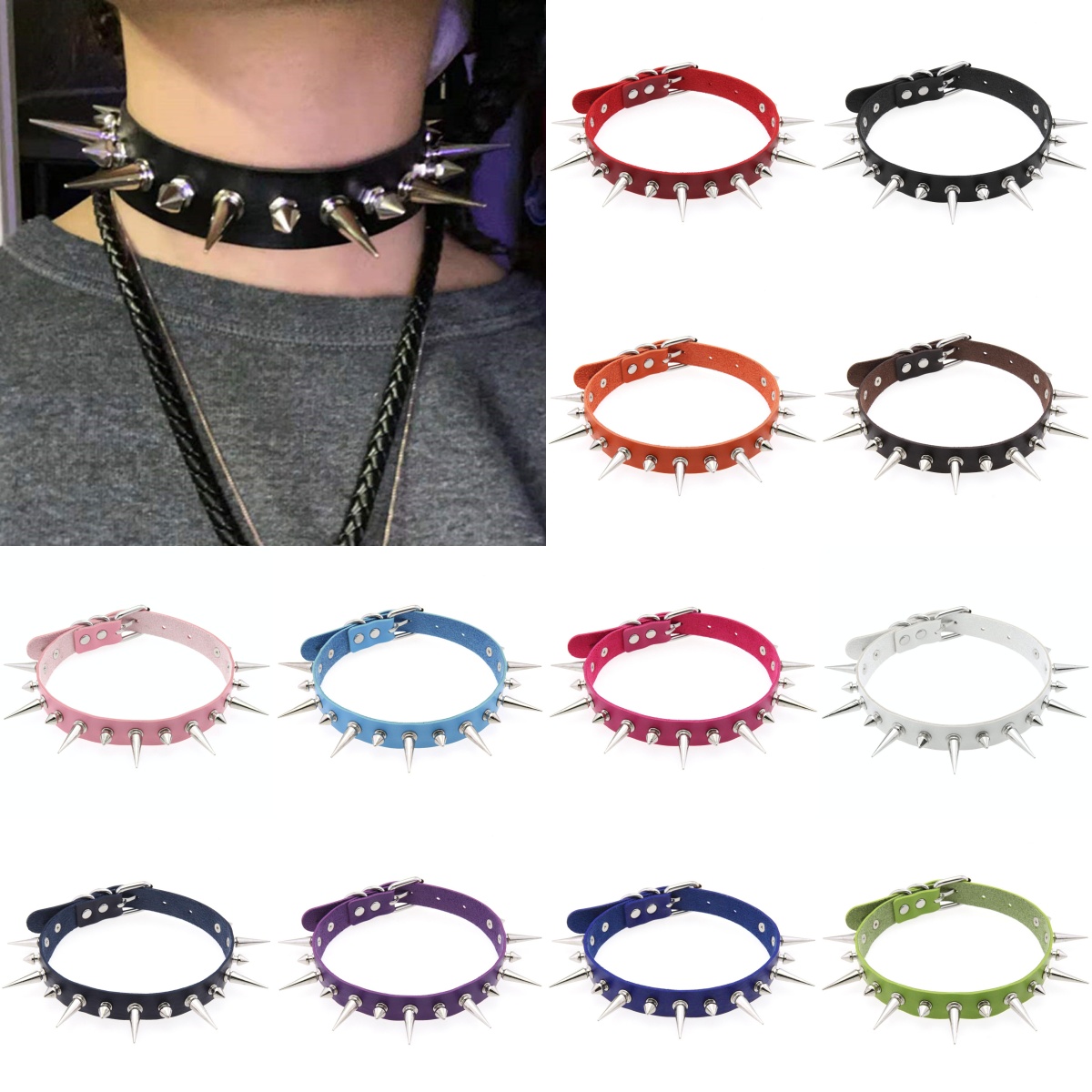 12Colors Halloween Emo Cosplay - đánh giá và giá Women'S Emo Accessories